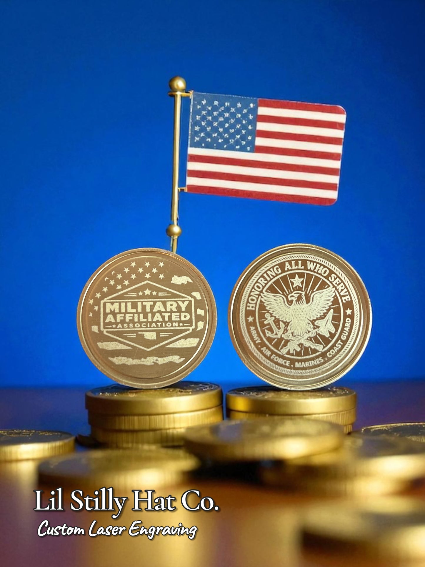 Military Affiliated Association Challenge Coin